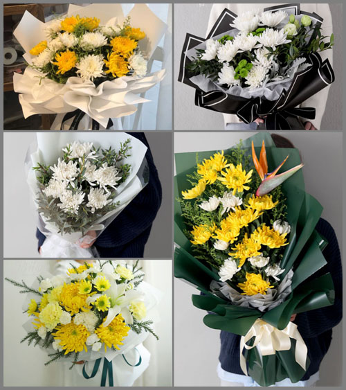 贵州遵义务川县红丝乡先进村白事花束代送